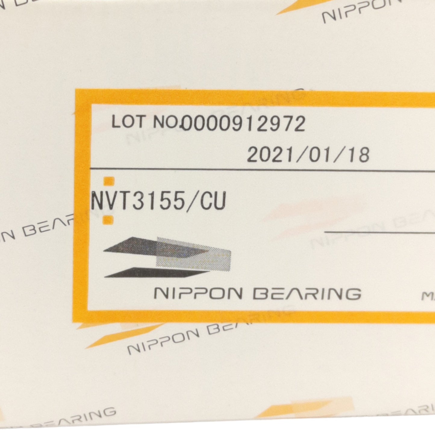 New Nippon Bearing NVT3155/CU Crossed Roller Slide 90mm Stroke, 155mm x 60mm x 28mm