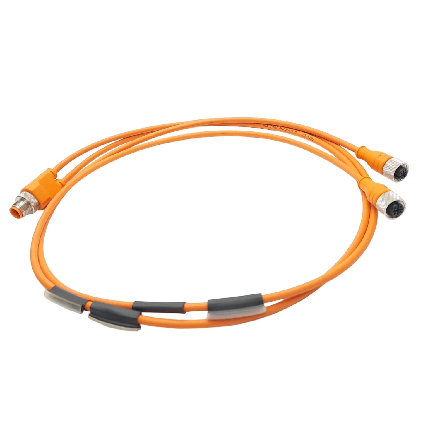 New Lumberg ASB 2-RKT 4-3-251/1 M Cable, 4-Pin M12-Splitters Y-Split, 1 Meter Length