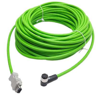 New Yaskawa JZSP-C7PI2N-20-E-G6 Servo Encoder Cable, for SGM7A, 8Pin M12, 20m Length