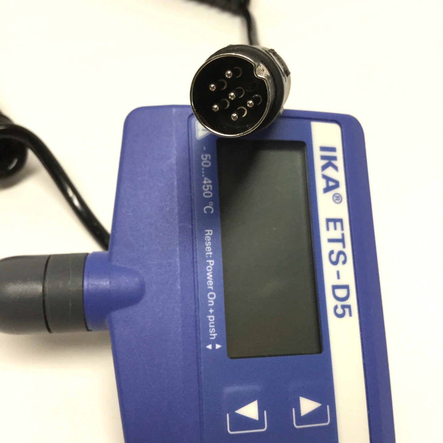 Used IKA ETS-D5 Hotplate Contact Thermometer Temperature Probe Pt1000, -50 to 450°C