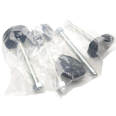 New Lot of 4 ICG PPSM-334 Leveling Feet, 2270kgs Max Load Rating, 195mm Height