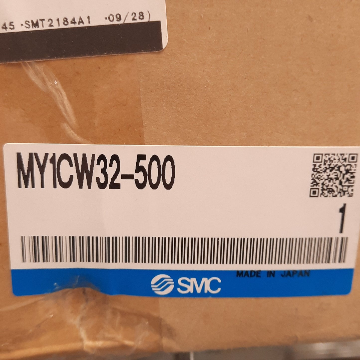 New SMC MY1C32-500 Rodless Cylinder, ø32mm Bore, 500mm Stroke, 0.8MPa, Rc 1/8in