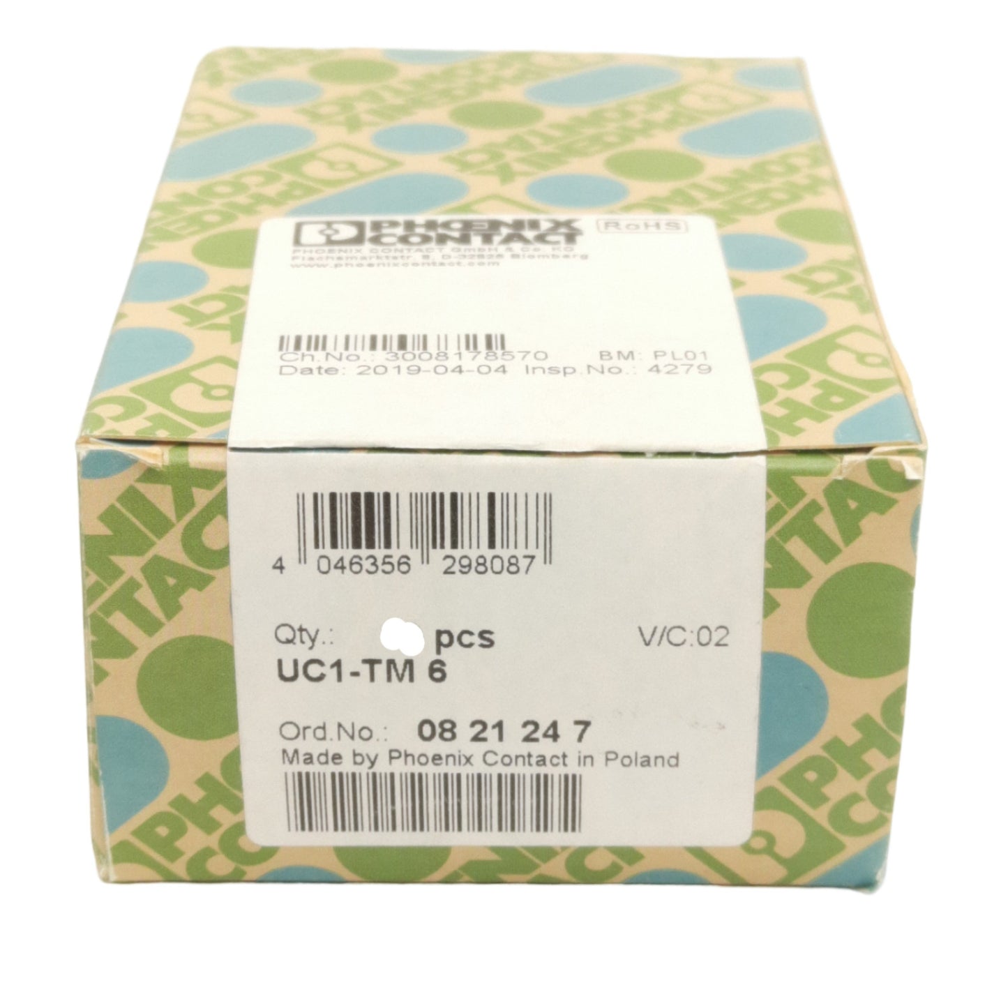 New – Open box Lot of 5 Phoenix Contact 0801494 UCT-EM(20x7) Terminal Block Marker Sheets Blank