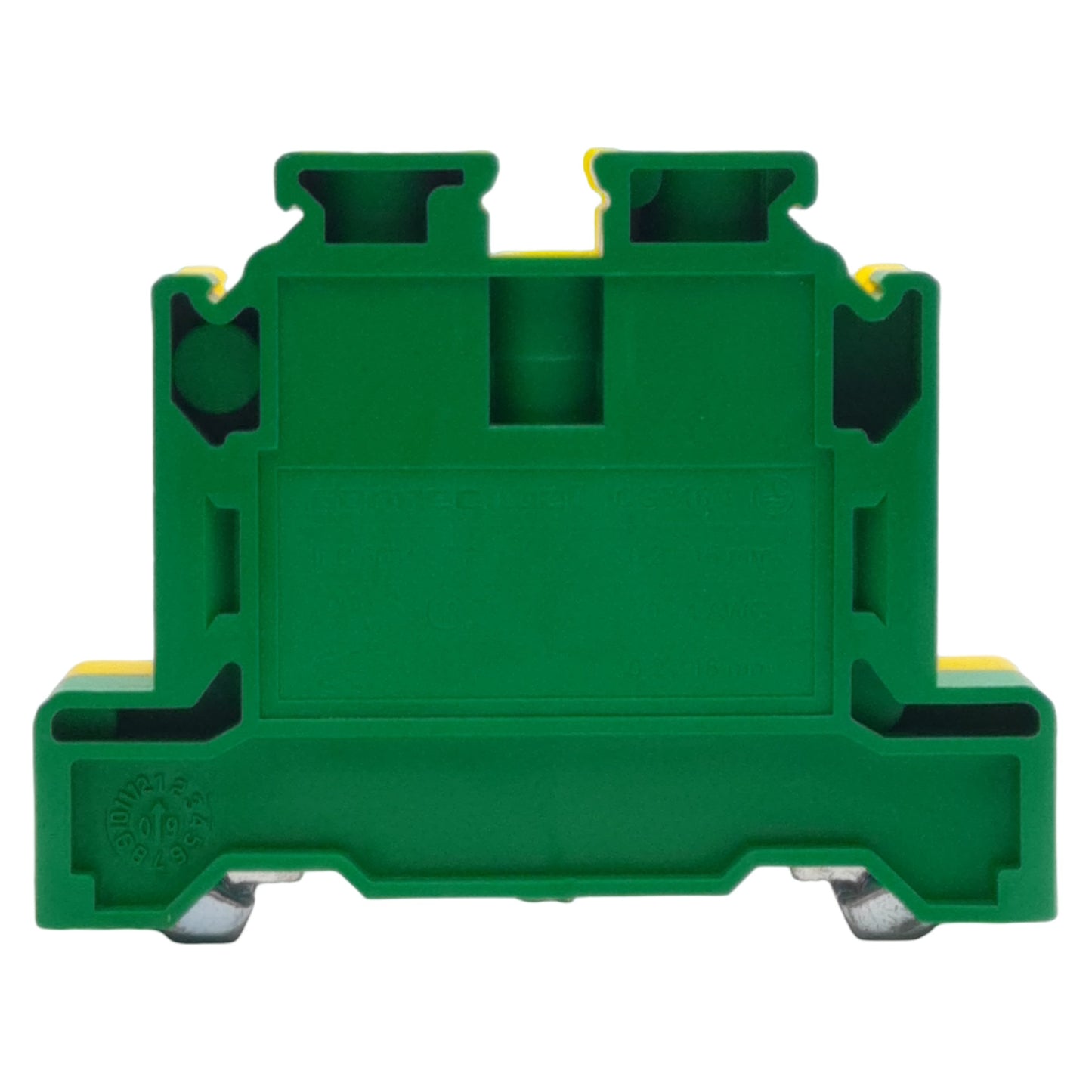 New Lot of 5 Altech CGT16N Ground Terminal Block, 600V, 20-4 AWG, DIN Rail