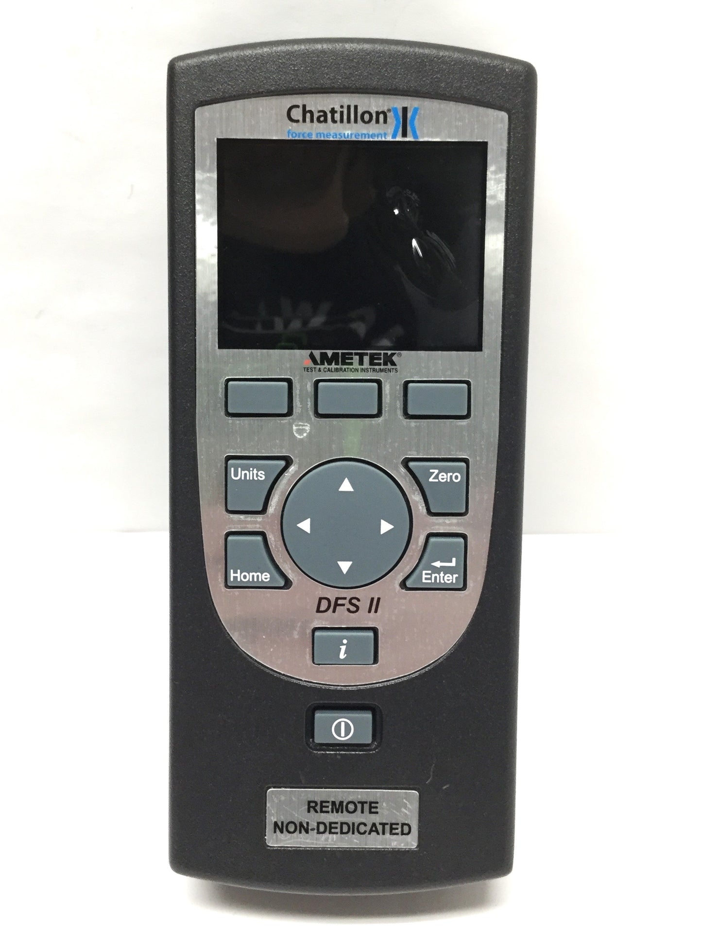 Used Chatillon Ametek DFS2-R-ND DFS II Digital Force Gauge, Remote Non-Dedicated