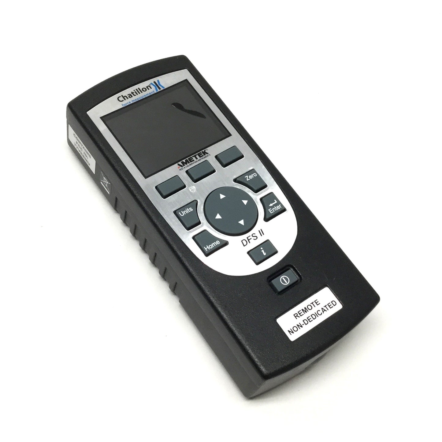 Used Chatillon Ametek DFS2-R-ND DFS II Digital Force Gauge, Remote Non-Dedicated