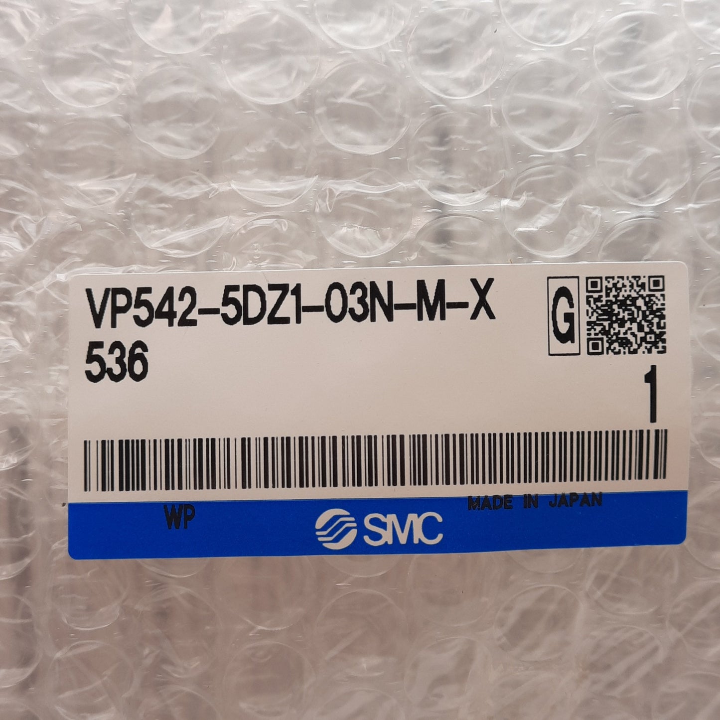 New SMC VP542-5DZ1-03N-M-X536 Pressure Release Valve, NPT3/8, M12 4-Pin, 24VDC Coil