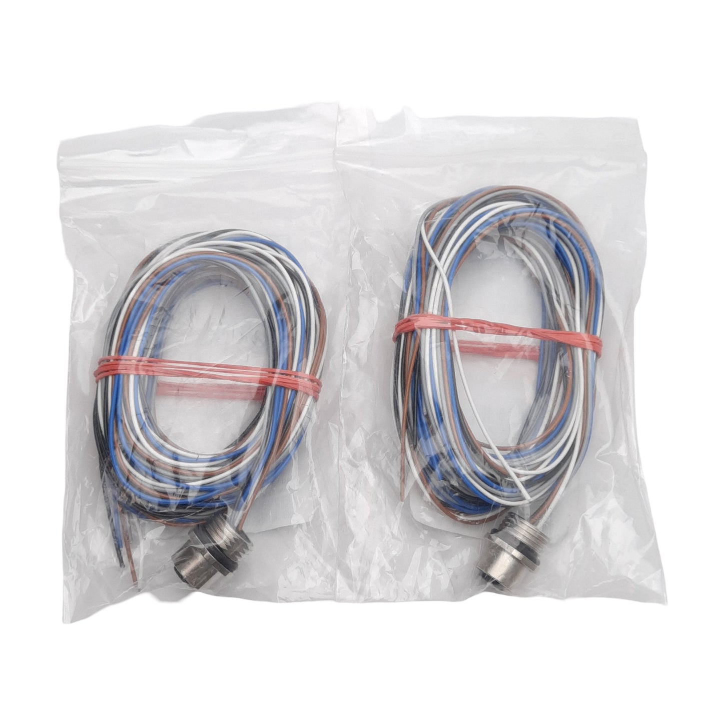 New Lot of 2 Phoenix Contact 1567704 Receptacle 60V 4A M12 5-Pin to Flying Leads 4m