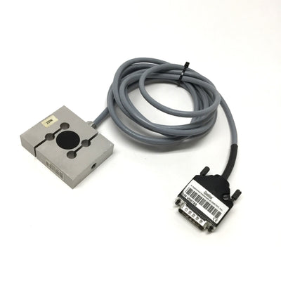 Used Chatillon Ametek SLC-0050 Full Bridge Strain Load Cell, 50lb (250N), 15-pin Dsub
