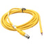 Used Turck SBE 5T-8 Single-ended Cordset, 5-Pin 1/2in-20 UNF Male, 250V 4A, 8m