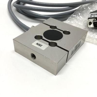 New – Open box Chatillon Ametek SLC-0050 Full Bridge Strain Load Cell, 50lb (250N), 15-pin Dsub