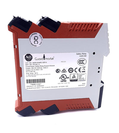 New Allen Bradley 440R-EM4R2 Guardmaster Delayed Output Safety Relay Expansion
