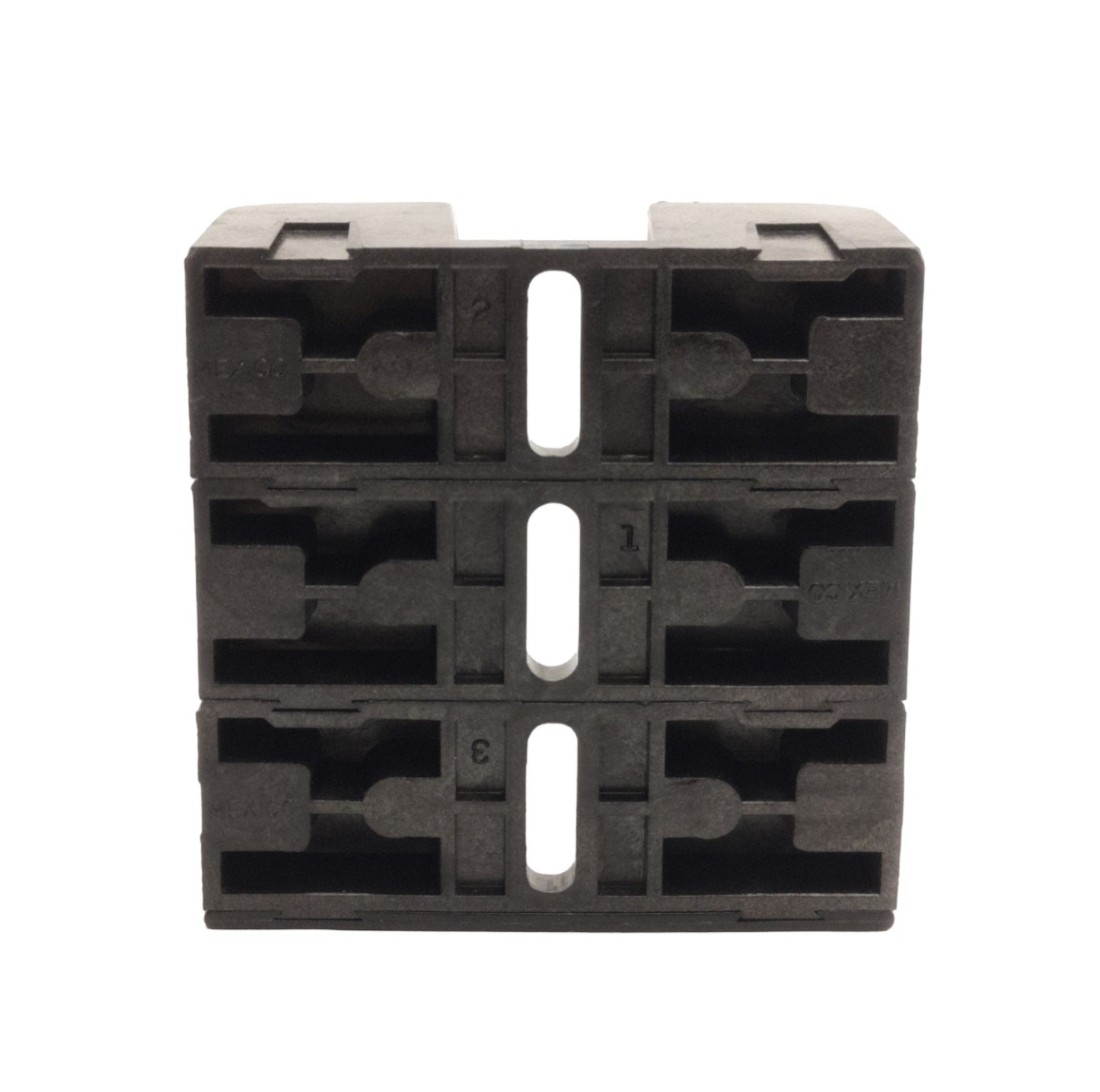 New Ferraz Shawmut 70318 Fuse Holder Block, 3-Pole, 14x51mm Fuses, 30A Max