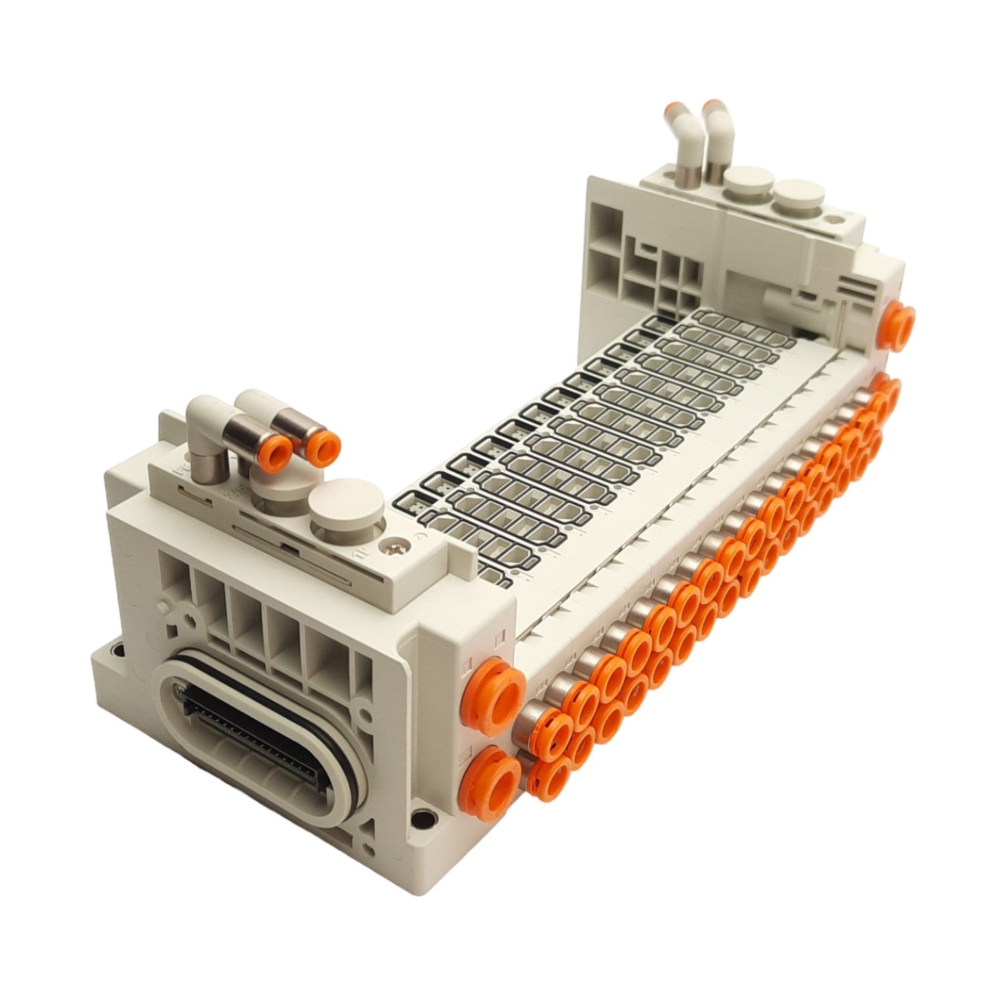 New SMC SS5Y3-10S0-16BR-N7 Pneumatic Manifold 16 Stations, 1/4in One Touch, No Input