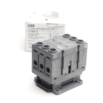 New ABB OT16FT3 Non Fused Disconnect Module, 3-Pole, 750VAC Max, 16A Contact