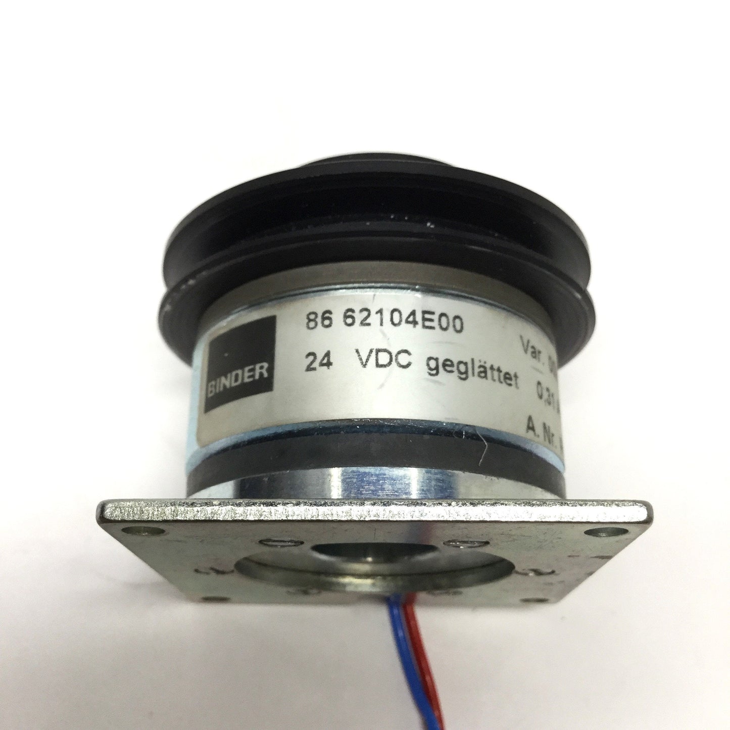 Used Binder 86 621 04E00 Electrically Released Brake 24VDC 1.2Nm Transmissible Torque