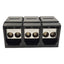 New Marathon 1353706CH Power Distribution Terminal Block w/ Cover, 3-Pole, 600V 950A