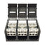New Marathon 1353706CH Power Distribution Terminal Block w/ Cover, 3-Pole, 600V 950A
