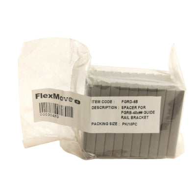 New Lot of 10 Flex Move FGRD-6B Plastic Spacer For Guide Rail Bracket, ø10mm