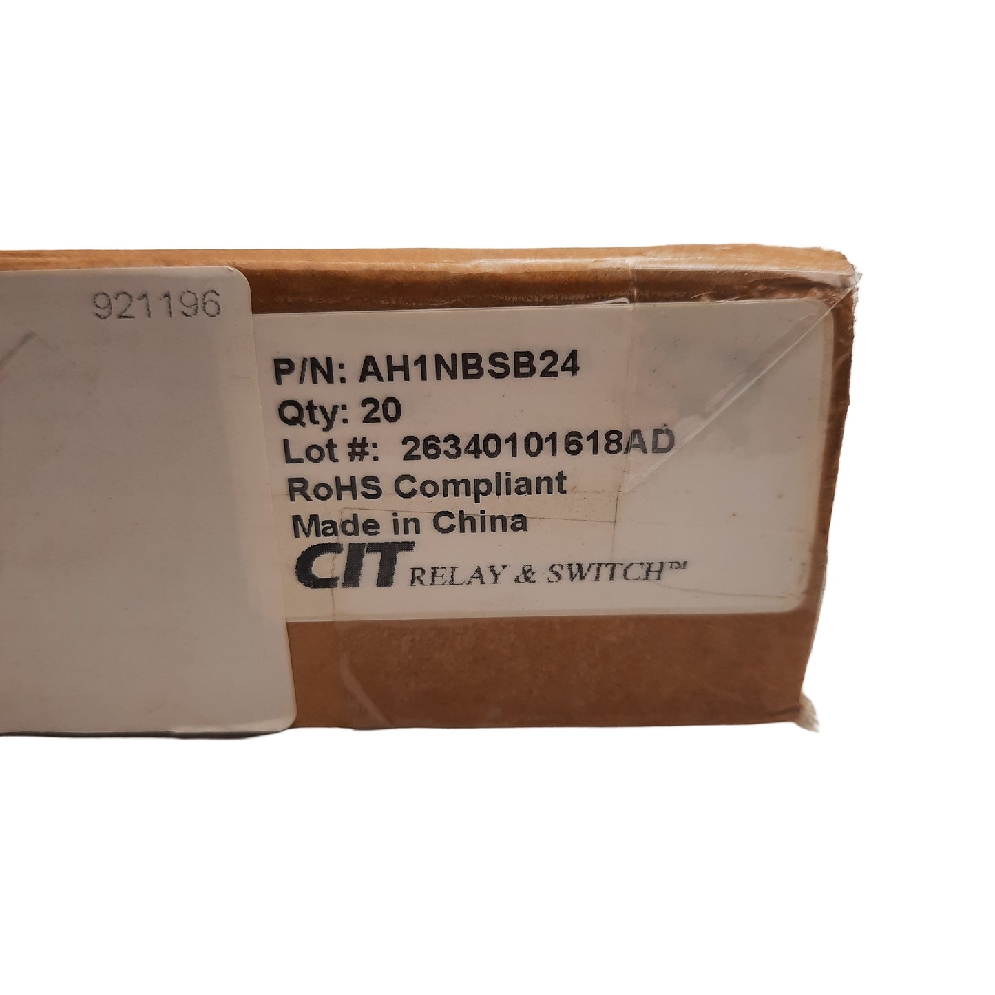 New Lot of 3 CIT AH1NBSB24 Illuminated Pushbutton, Momentary, Blue LED, 24VDC