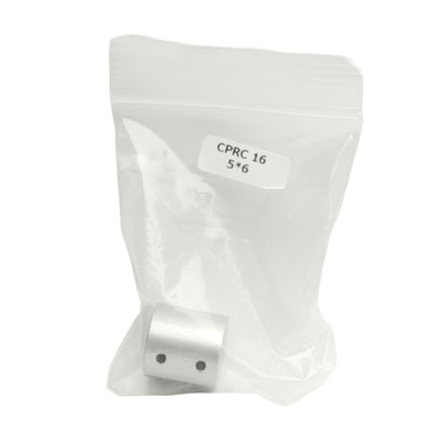 New Misumi CPRC16-5-6 Rigid Shaft Coupling, 6mm x 5mm Bore, 16mm Length & OD