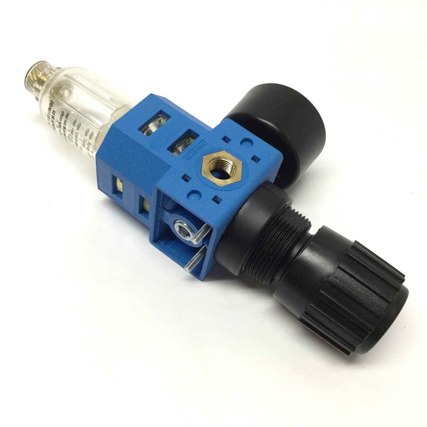 Used Festo LFR-1/8-S-5M-B Air Filter Pressure Regulator, 200psi, G1/8 Ports, 5µm
