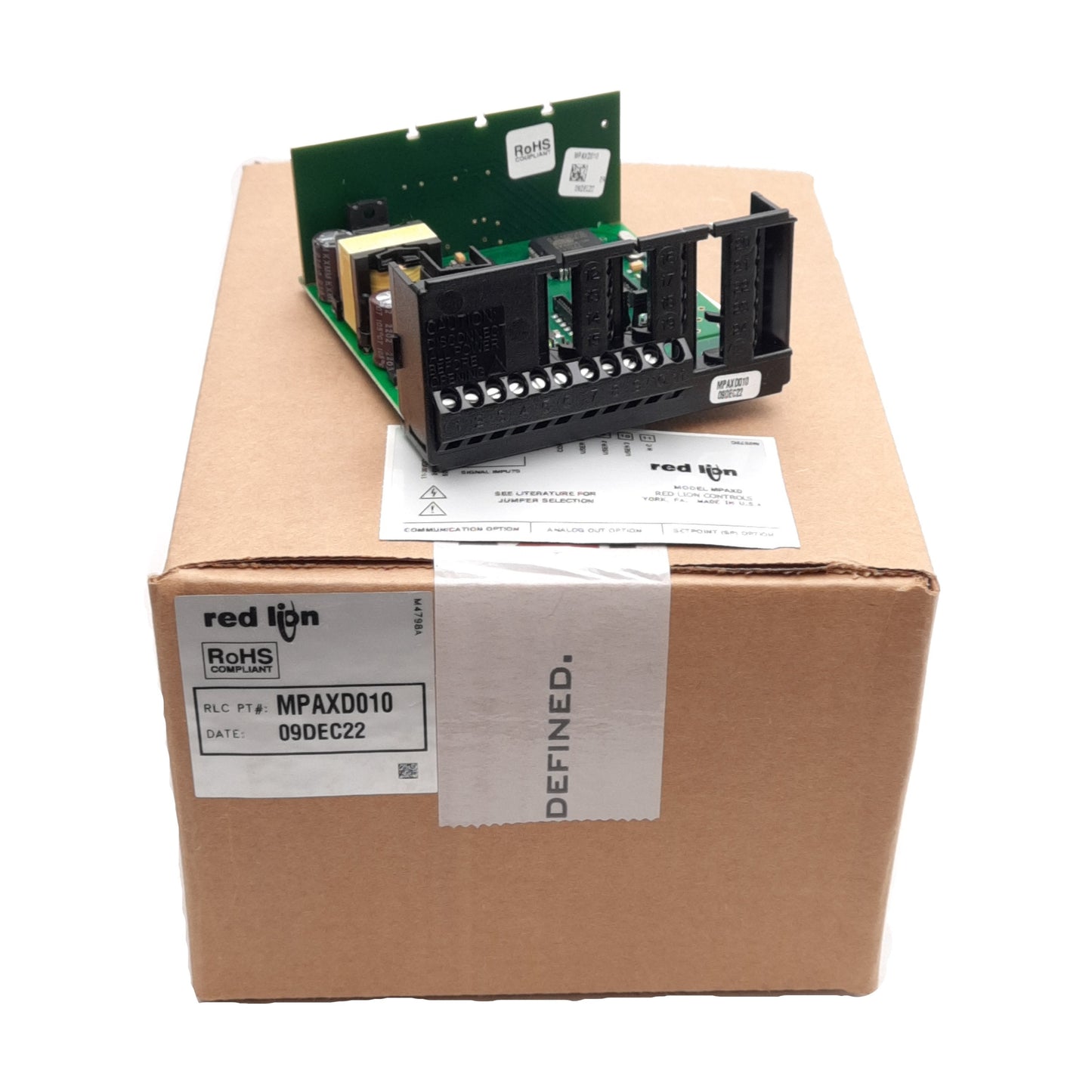 New Red Lion MPAXD010 Universal DC Input Module, 11-36VDC or 24VAC ±10% Supply