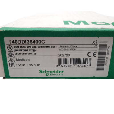 New Schneider Electric 140DDI36400C Modicon Input Module, 96 Inputs 6 Channels 24VDC