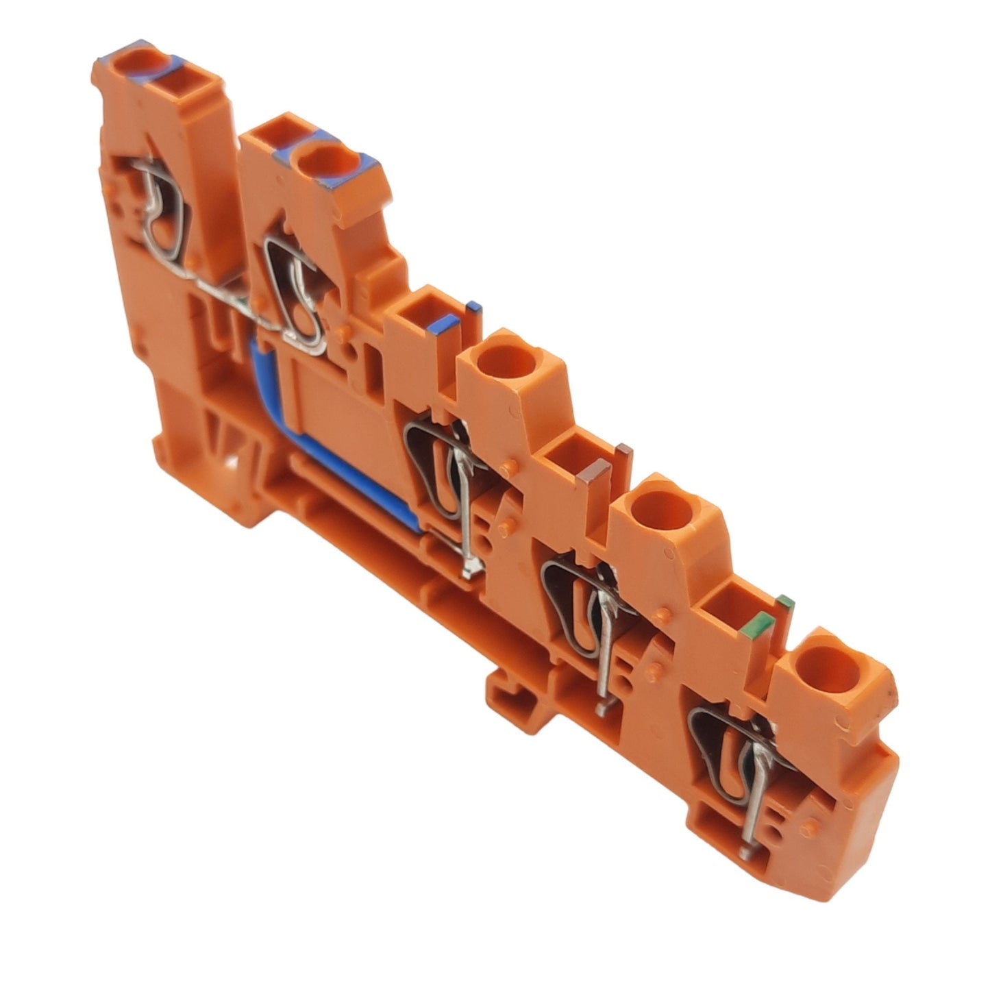 New Lot of 5 WAGO 270-574 Terminal Block, 250V 18A, 5 Clamps/4 Levels/3 Potentials