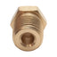 New Lot of 20 Clippard 2CPF-PKG Pipe Reducer, Brass, 1/8in NPT to #10-32, 7/16in Hex