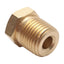 New Lot of 20 Clippard 2CPF-PKG Pipe Reducer, Brass, 1/8in NPT to #10-32, 7/16in Hex