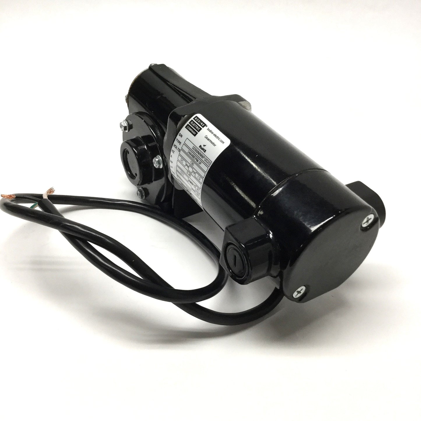 Used Bodine Electric 24A4BEPM-3F Gearmotor, 130VDC, 60:1, 42RPM, 1/17 HP, 22 lb-in