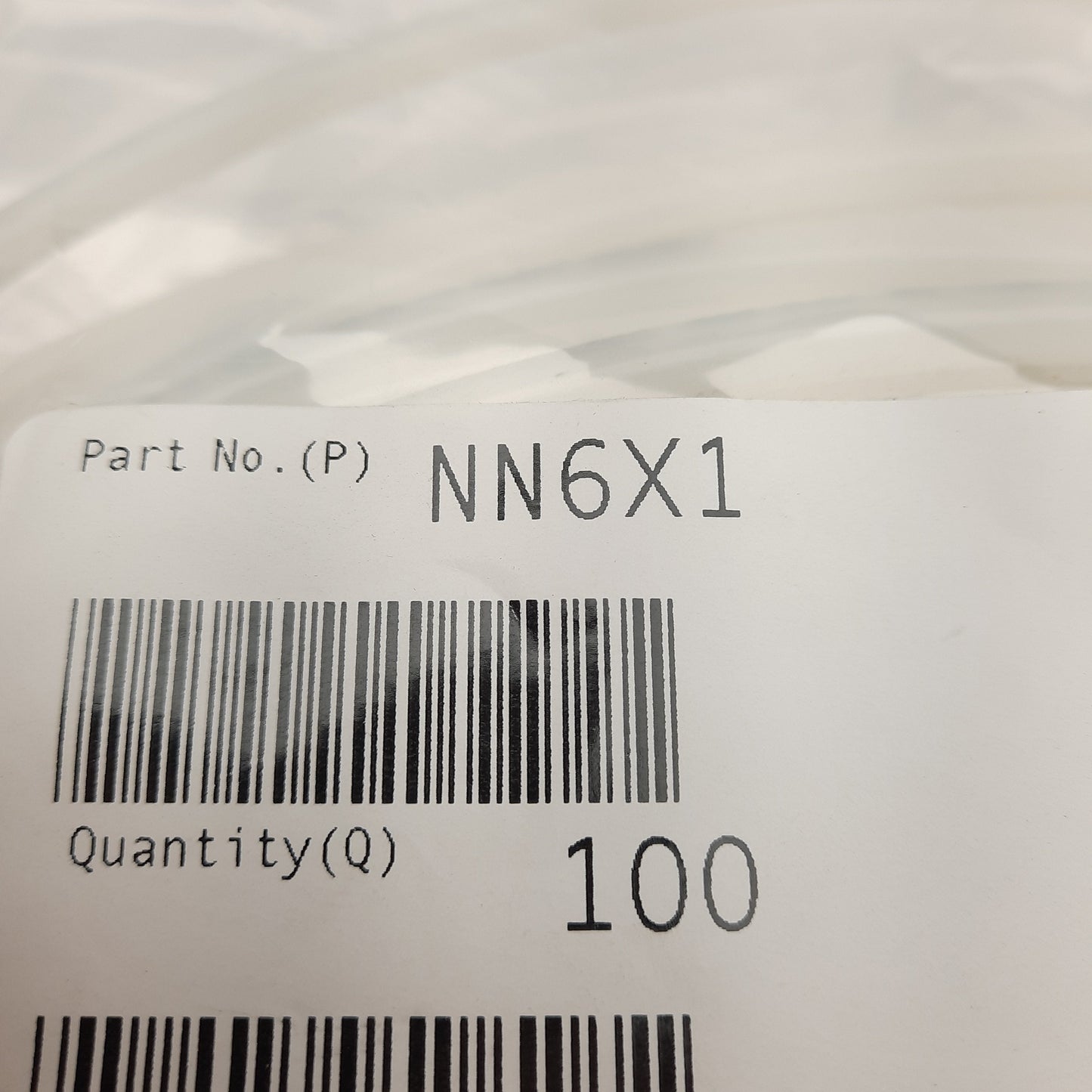 New Parker NN6X1 Parflex Nylon Tubing, ø6mm OD, ø4mm ID, 23.5bar, 200°F, 100ft