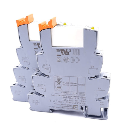 New – Open box Lot of 2 Phoenix Contact 2967031 PLC-BPS, Base Terminal Block 250VAC/VDC, 6A