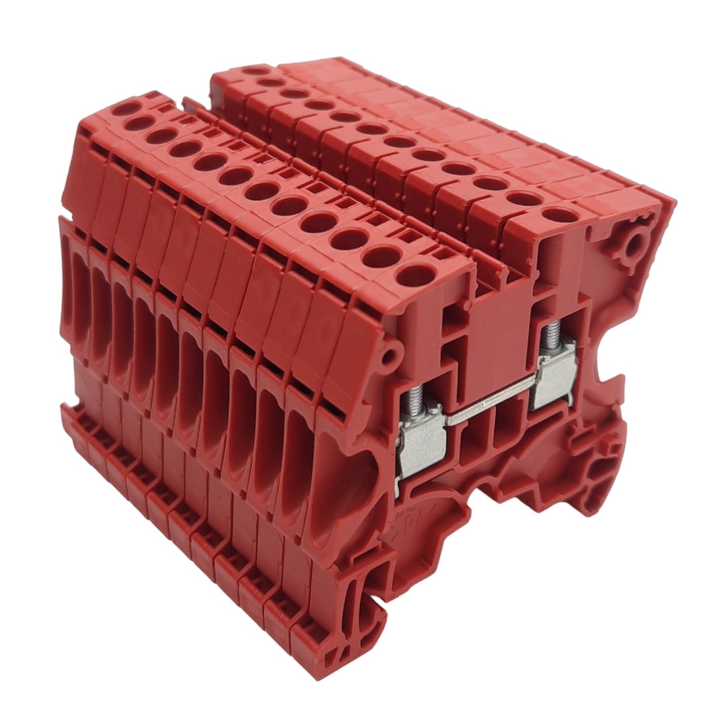 New Lot of 12 ABB 1SNK505062R0000 Terminal Blocks, 600V 32A, 2Positions/1Level, DIN