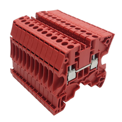 New Lot of 12 ABB 1SNK505062R0000 Terminal Blocks, 600V 32A, 2Positions/1Level, DIN