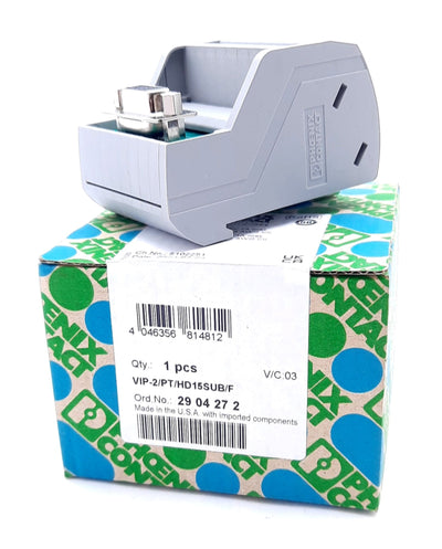 New Phoenix Contact 2904272 Terminal Block Interface Module 125VAC/VDC 1A 12-24AWG