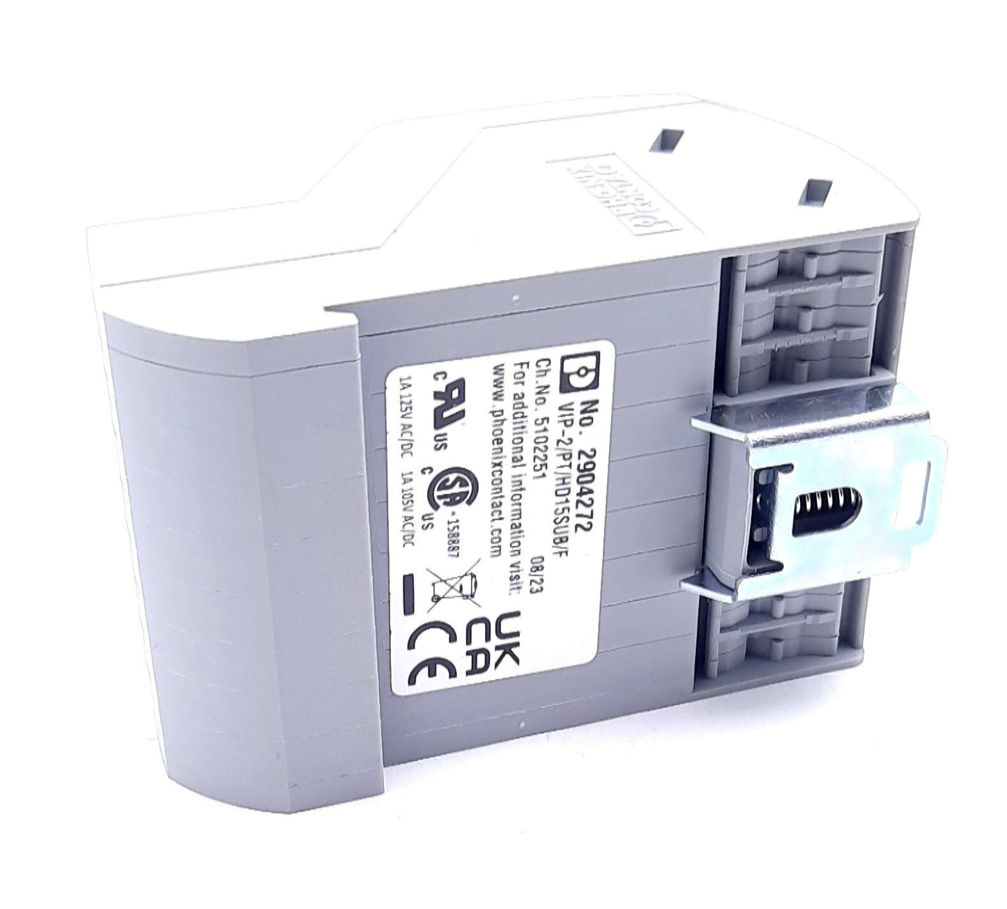 New Phoenix Contact 2904272 Terminal Block Interface Module 125VAC/VDC 1A 12-24AWG