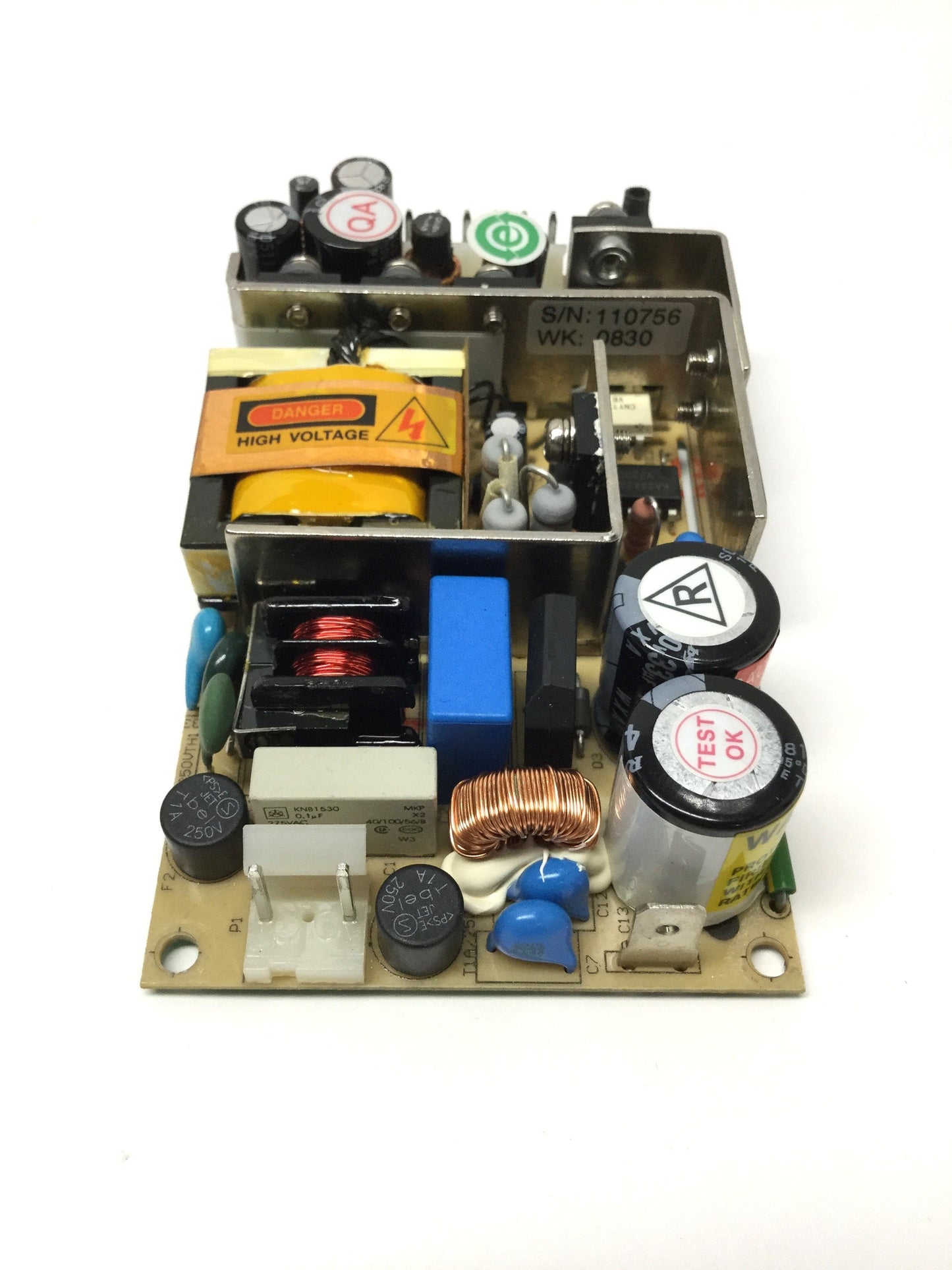 Used XP Power PBM25UT01 Medical Power Supply, 100-240VAC In, +5.1/±12VDC Out 25W