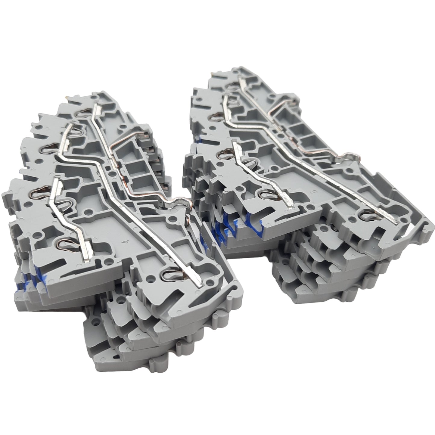 New Lot of 10 Wago 2003-7646 Terminal Blocks, 250/400V 24A, 5Clamp/3Level/3Potential