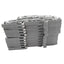New Lot of 10 Wago 2003-7646 Terminal Blocks, 250/400V 24A, 5Clamp/3Level/3Potential