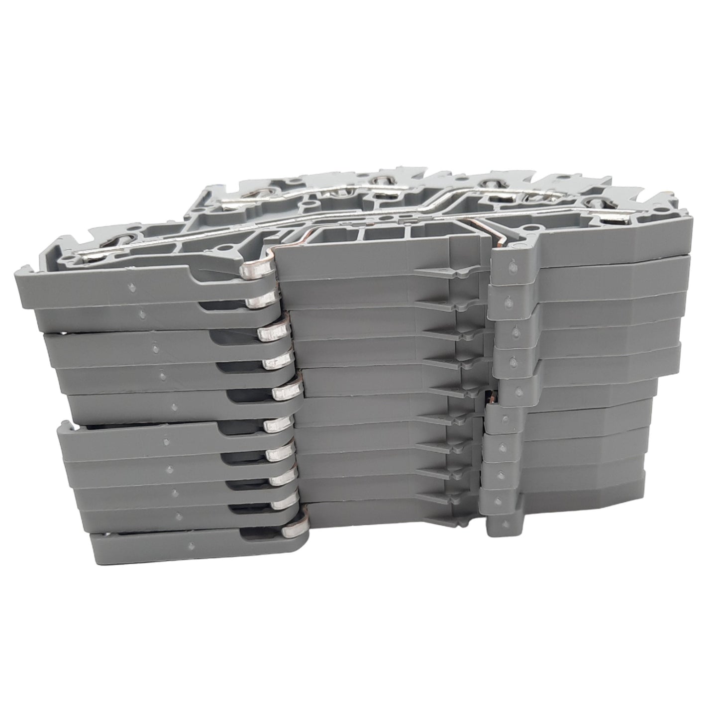 New Lot of 10 Wago 2003-7646 Terminal Blocks, 250/400V 24A, 5Clamp/3Level/3Potential
