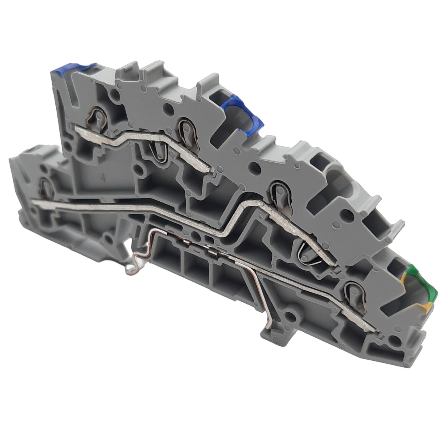 New Lot of 10 Wago 2003-7646 Terminal Blocks, 250/400V 24A, 5Clamp/3Level/3Potential