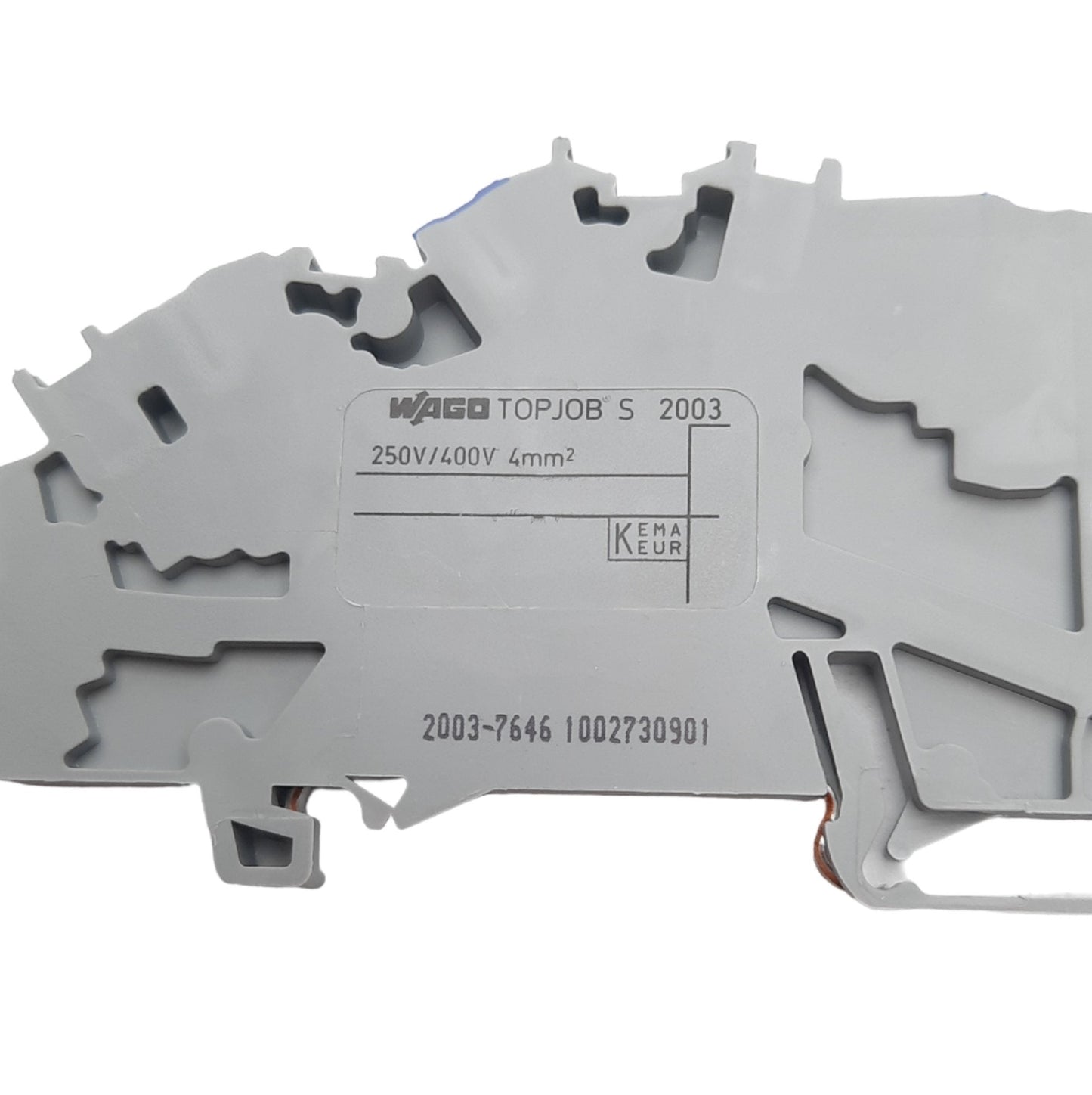 New Lot of 10 Wago 2003-7646 Terminal Blocks, 250/400V 24A, 5Clamp/3Level/3Potential