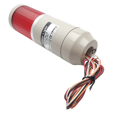 New Menics MT5C1AL-R Light Tower, ø56mm, 24V AC/DC, Red, Steady or Flashing
