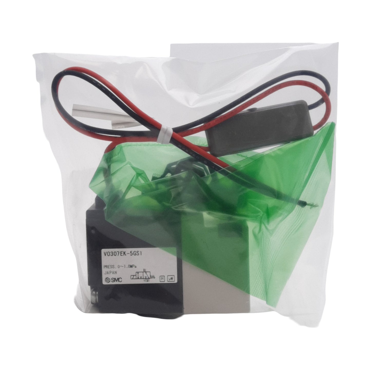 New SMC VO307EK-5GS1 Direct Operated Poppet Valve For Manifold, 1.0MPa, 24VDC Coil