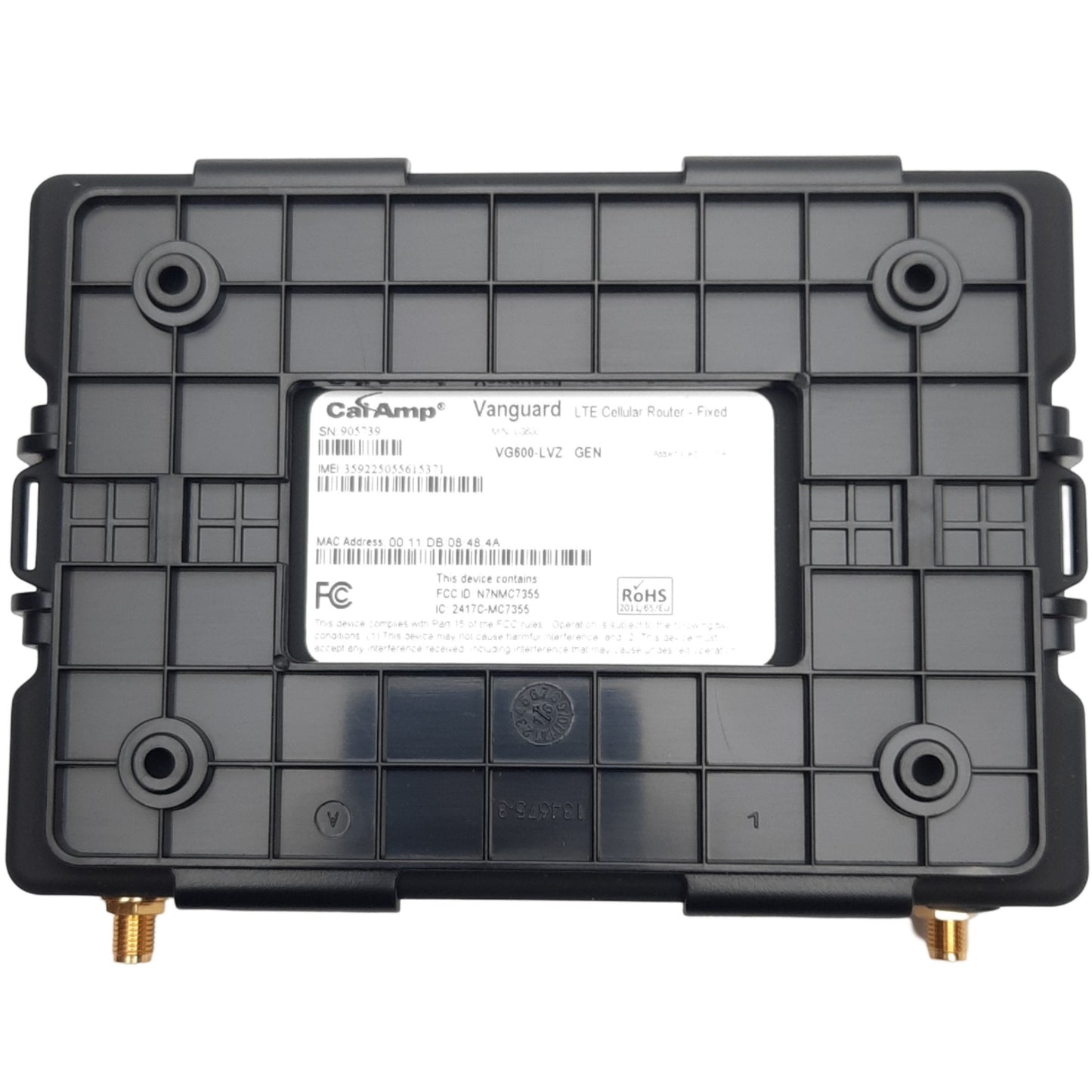 New CalAmp VG600-LVZ GEN 4G LTE Cellular Router, RJ-45, SMA, USB, SIM, 9-32VDC