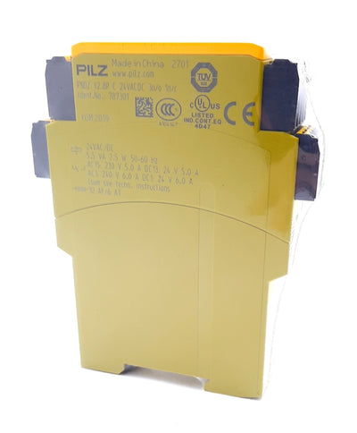 New Pilz 787301 PNOZ X2.8P C 24VACDC Safety Relay 3N.O 1N.C Monitor, Auto/Man Reset