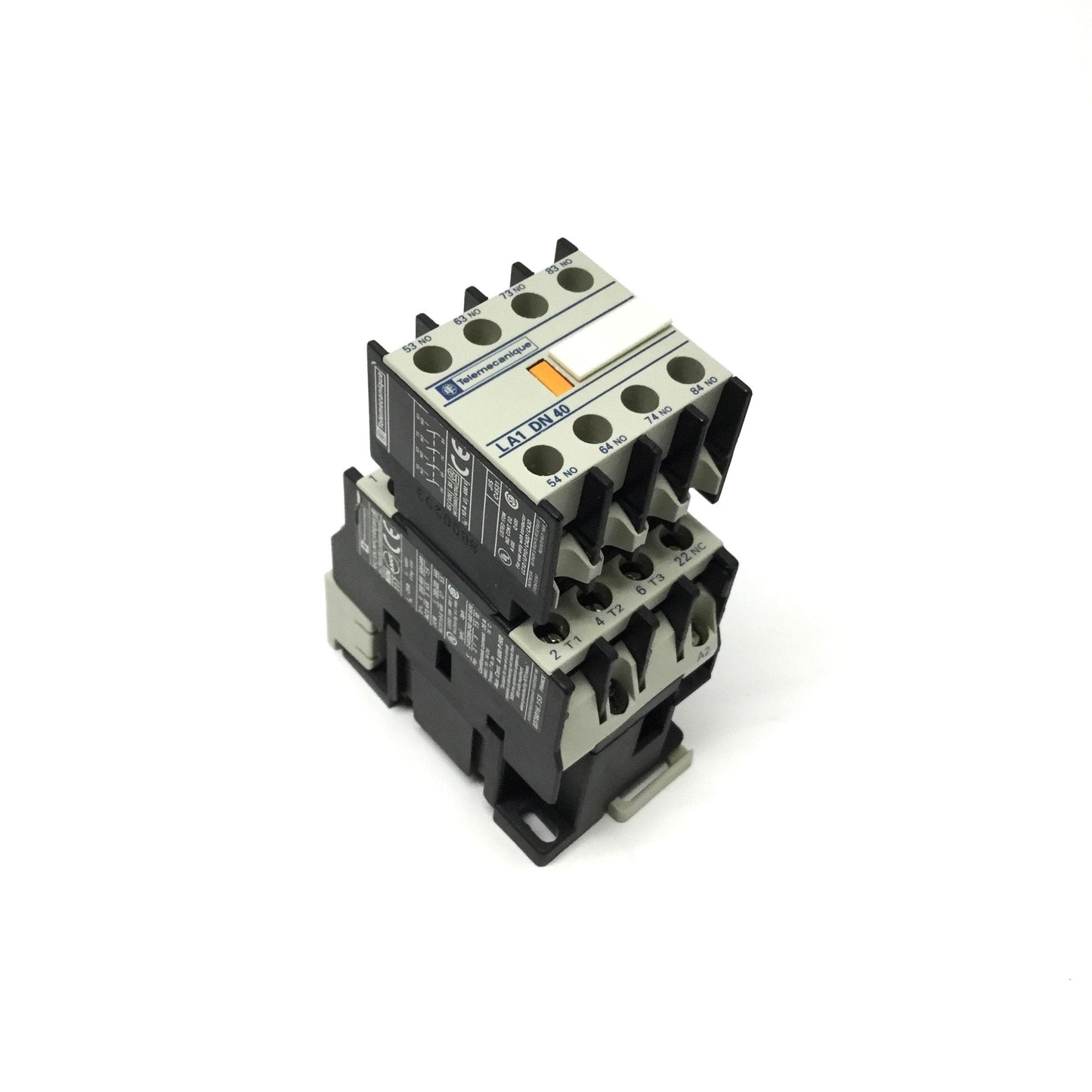 Used Telemecanique LC1D1201 Contactor 3-Pole +1NC, 25A, 230VAC Coil w/ 4NO Aux