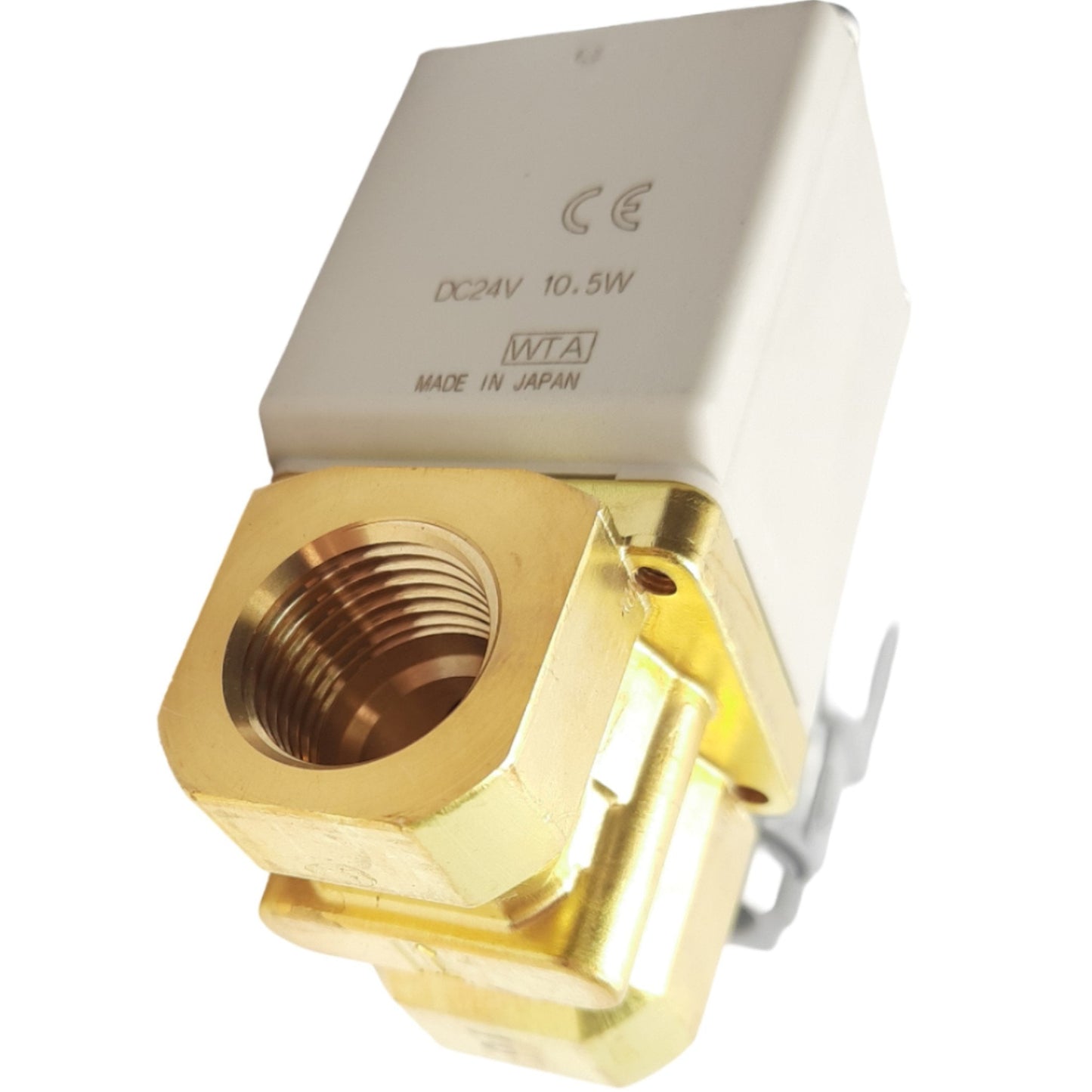 New SMC VX232GG Solenoid Valve for Water, 0.1MPa, ø10mm, N.C., 1/2in Rc, 24VDC Coil